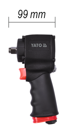 MINI PNEUMATIKUS KULCS, YATO YT-09512 1/2, 678 NM 
