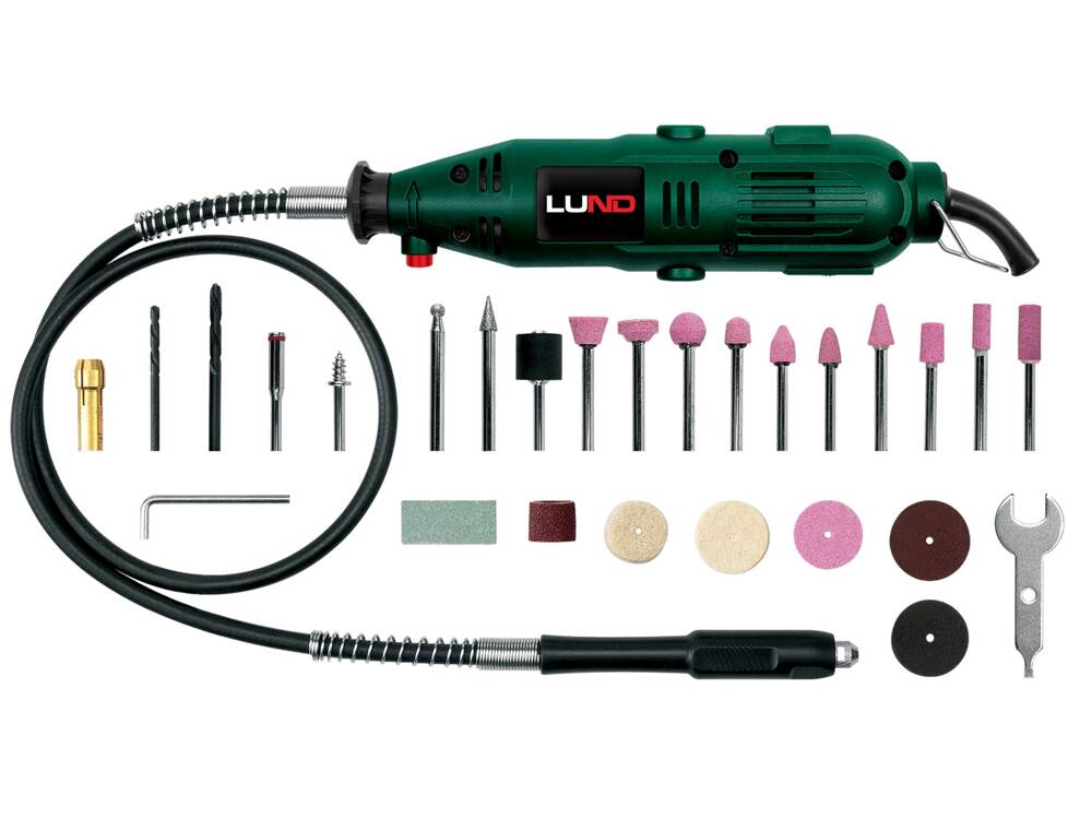 MINI-FREZA ELECTRICA, 135W, LUND 79314 LUND, 40 ACCESORII
