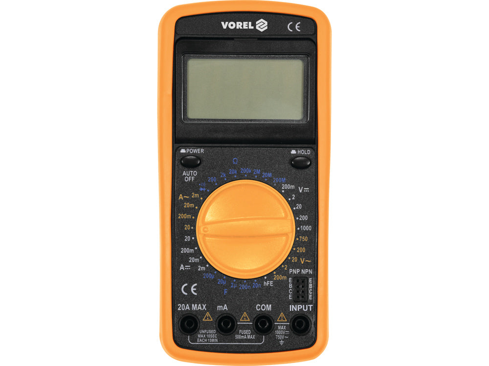 DIGITÁLIS MULTIMÉTER UNIVERZÁLIS VOREL 81775 