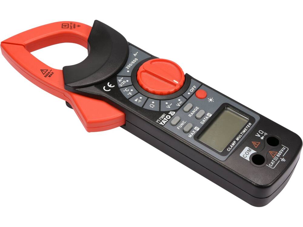 UNIVERZÁLIS DIGITÁLIS MULTIMÉTER YATO YT-73091 SZORÍTÓS STÍLUSÚ 