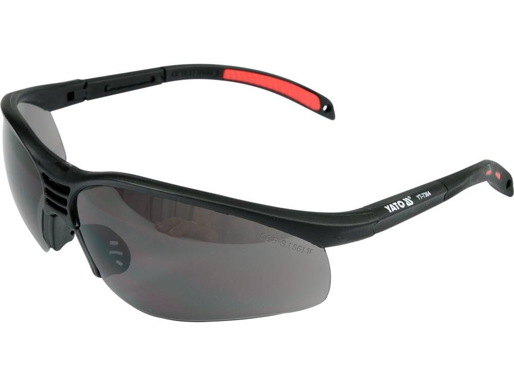 YATO YT-7364 FEKETE LENCSE VÉDŐSZEMÜVEG 