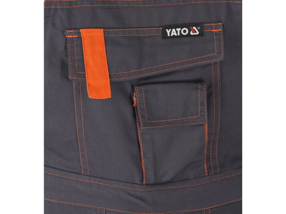 PANTALONI DE LUCRU YATO YT-80412 CU PIEPTAR, DORIA, MARIMEA XXL