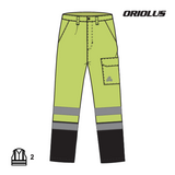 Pantaloni reflectorizanti oriolus YATO YT-79374, 2XL - imagine 9