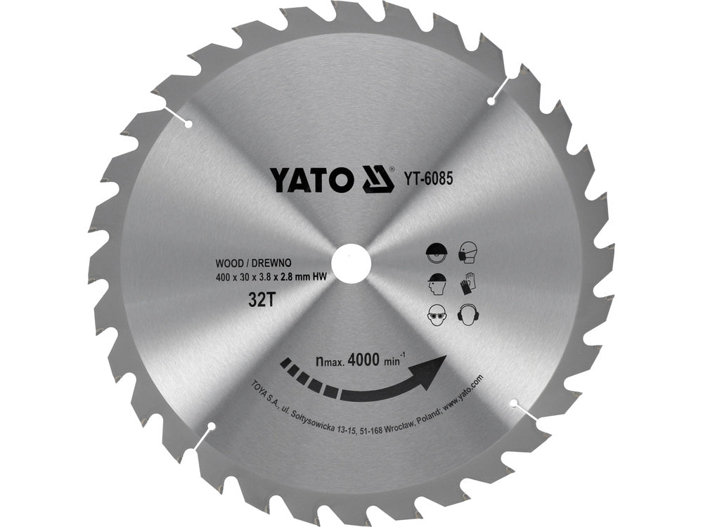 PANZA FIERASTRAU CIRCULAR YATO YT-6085 PENTRU LEMN 400X32X30MM