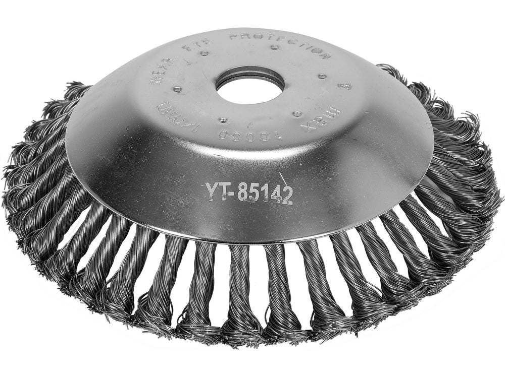 YATO YT-85142 DRÓTKEFÉ ÜTŐKEFÉHEZ, ÁTMÉRŐ 200MM, RÖGZÍTŐLYUK 25.4MM 