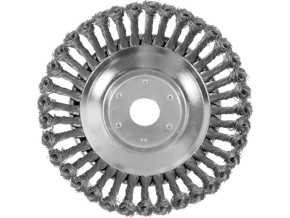 YATO YT-85142 DRÓTKEFÉ ÜTŐKEFÉHEZ, ÁTMÉRŐ 200MM, RÖGZÍTŐLYUK 25.4MM 