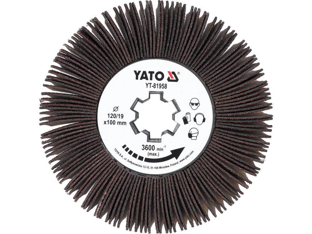 P120 dobos csiszolókefe YT-81953 Yato YT-81958-hoz