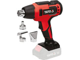 HŐLÉGES PISZTOLY, YATO YT-82285 18V, \u200\550°, 2 SEBESSÉG, AKKUMULÁTOR NÉLKÜL 