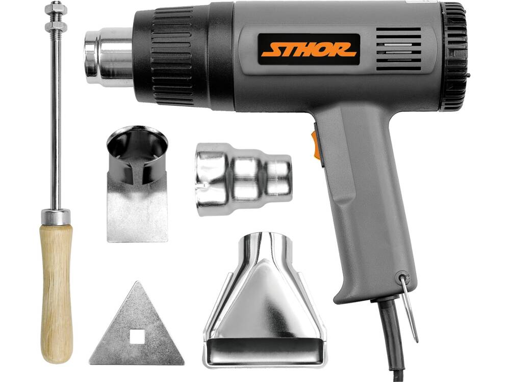 PISTOL AER CALD STHOR 79328 2000W CU ACCESORII, STHOR