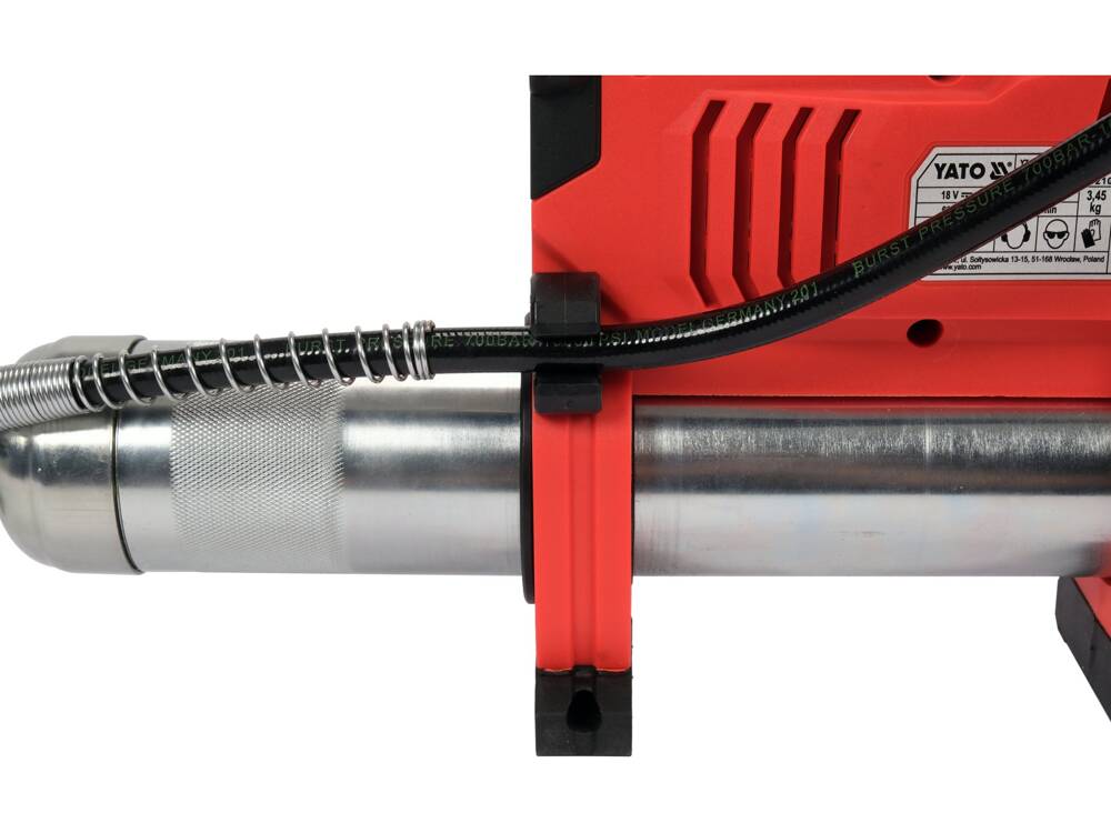 ZSÍRPISZTOLY YATO YT-07021 18V, 620BAR, AKKUMULÁTOR NÉLKÜL 