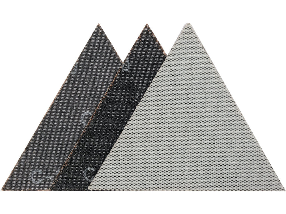 PLASA ABRAZIVA TRIUNGHIULARA YATO YT-846153 CU VELCRO, 28CM, 3BUC P180