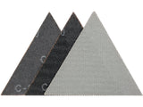 PLASA ABRAZIVA TRIUNGHIULARA YATO YT-846153 CU VELCRO, 28CM, 3BUC P180