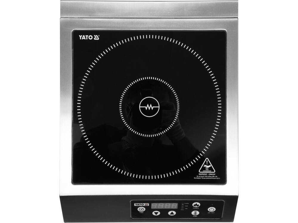 INDUKCIÓS FŐZŐLAP YATO YG-04701 3500W, DIGITÁLIS VEZÉRLÉSŰ 