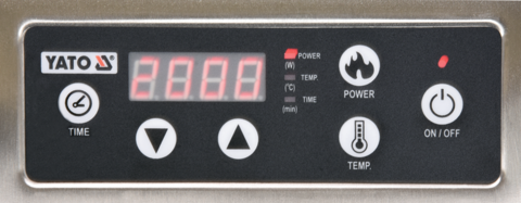 INDUKCIÓS FŐZŐLAP YATO YG-04701 3500W, DIGITÁLIS VEZÉRLÉSŰ 