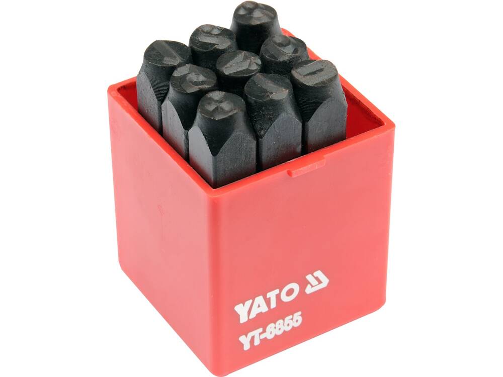 SZÁMGOMBOK 0-9, YATO YT-6855 9 DB, 8 MM 
