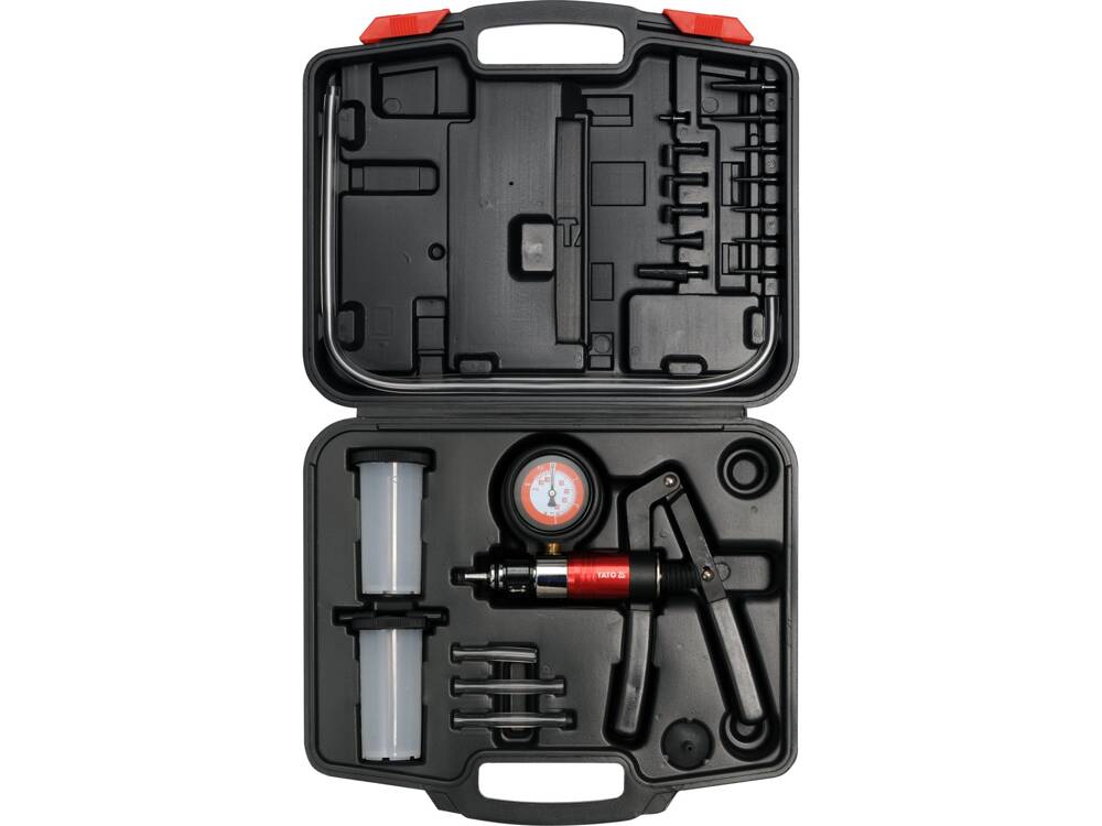 YATO YT-0674 VÁKUUMSZIVATTYÚ TARTOZÉKOKKAL, 22 DB, 1/3 BAR 