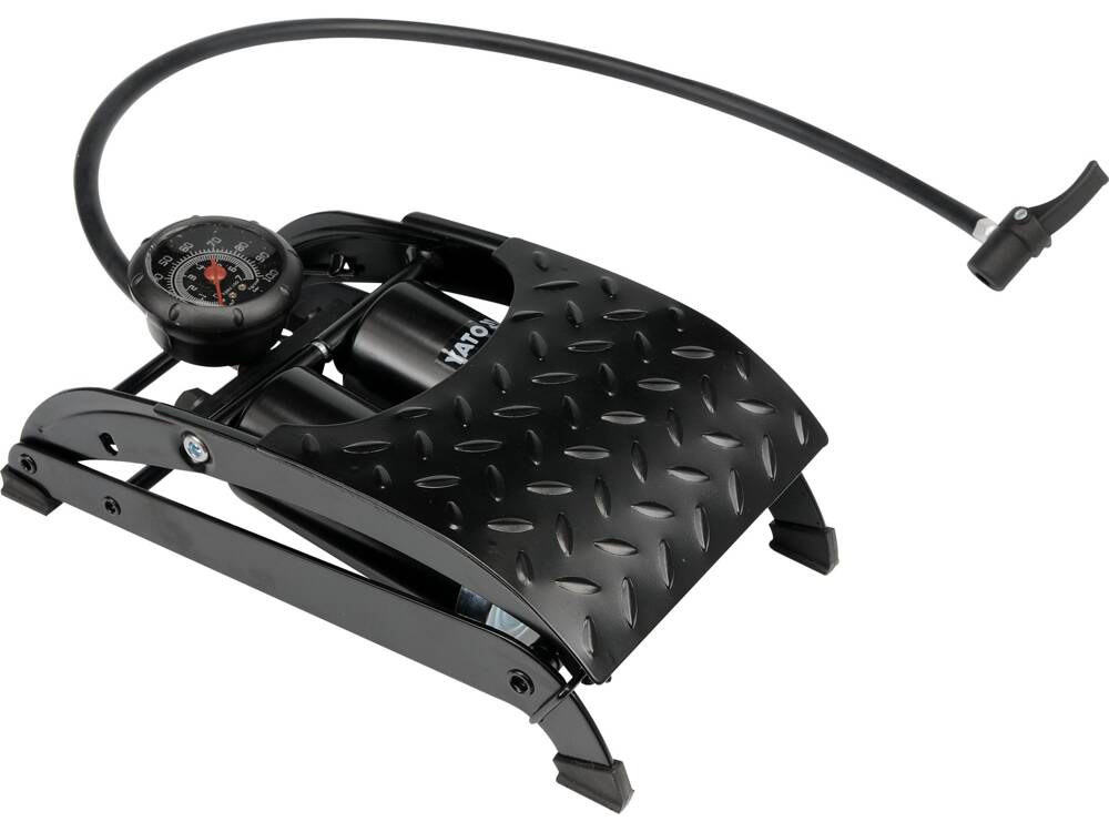 LÁBPUMPA YATO YT-7350 MANÓMÉRŐVEL, 2 HENGER 