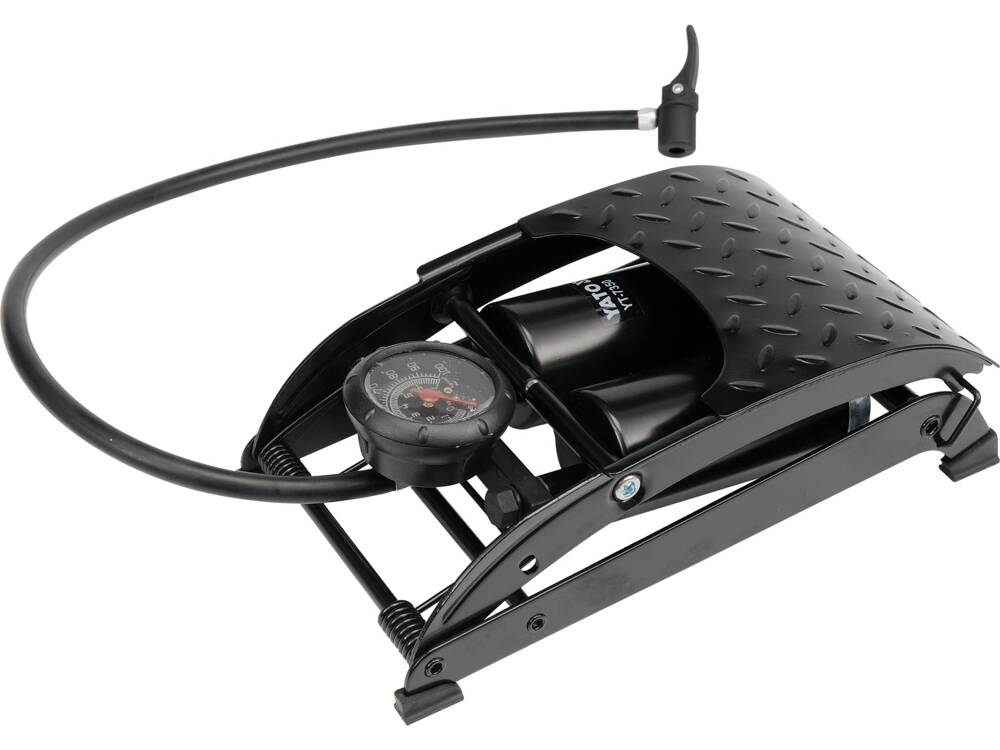 LÁBPUMPA YATO YT-7350 MANÓMÉRŐVEL, 2 HENGER 