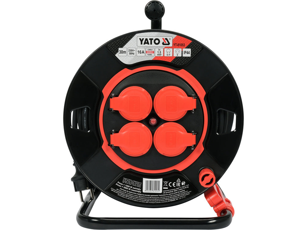 PRELUNGITOR 30M PE YATO YT-81053 TAMBUR ,16A