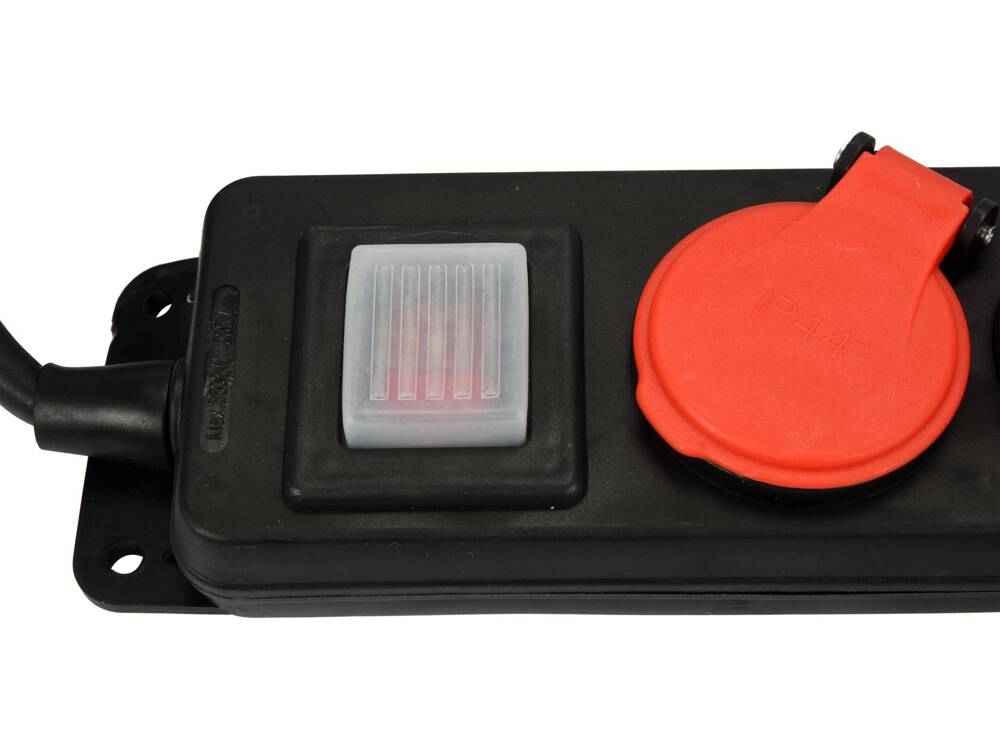 YATO YT-81240 3 csatlakozós műhelyi földelő hosszabbító kábel, 3M 