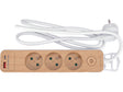 Prelungitor cu USB imitatie lemn STHOR 72343, 3 g, 1.4 m