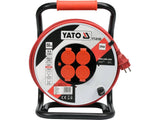 HOSSZABBÍTÓ KÁBEL TEKERCSEN, YATO YT-8108 50M, 3X2.5MM2,16A 