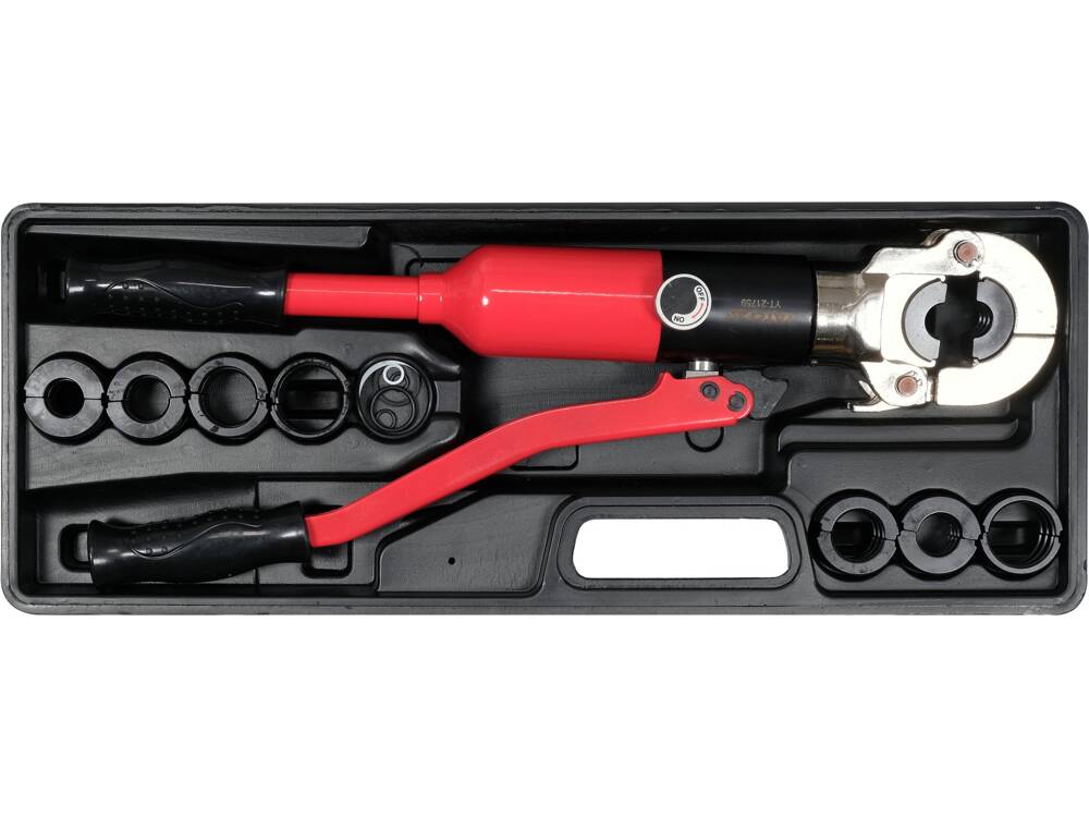 HIDRAULIKUS PRÉS YATO YT-21759 PEX-AL-PEX CSŐPRÉSHEZ U/TH 16-32, 360°-BAN FORGÓ FEJ 