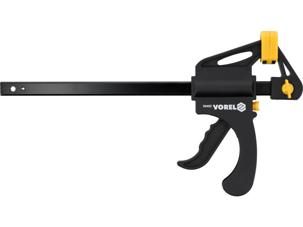 ASZTALOS PRÉS VOREL 38402 GYORS MEGSZÚRÁSÚ 200MM-ES SZÁMÚ DARABOS SZAKSZERKEZETTEL 