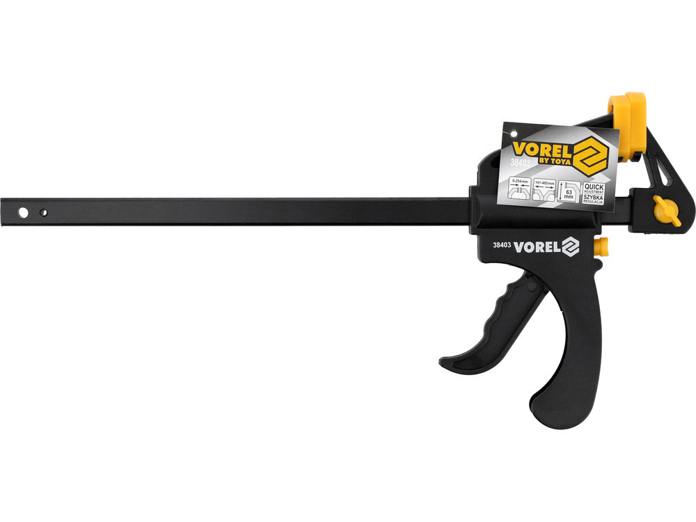 ASZTALOS PRÉS VOREL 38403 GYORS MEGSZÚRÁSÚ 250MM-ES SZÁMÚ DARABOS SZAKSZERKEZETTEL 