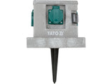 Priza de gradina cubica YATO YT-81272, IP44, 4 x 230 V - imagine 6