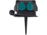 Priza de gradina dubla YATO YT-81270, IP44, 4 x 230 V - imagine 6