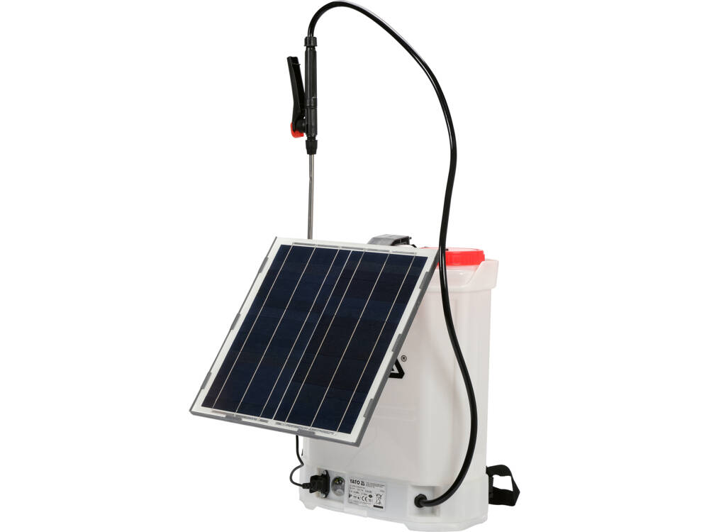 16L-ES PERMETEZŐGÉP, YATO YT-86220 AKKUMULÁTORRAL ÉS NAPENERGIÁVAL 