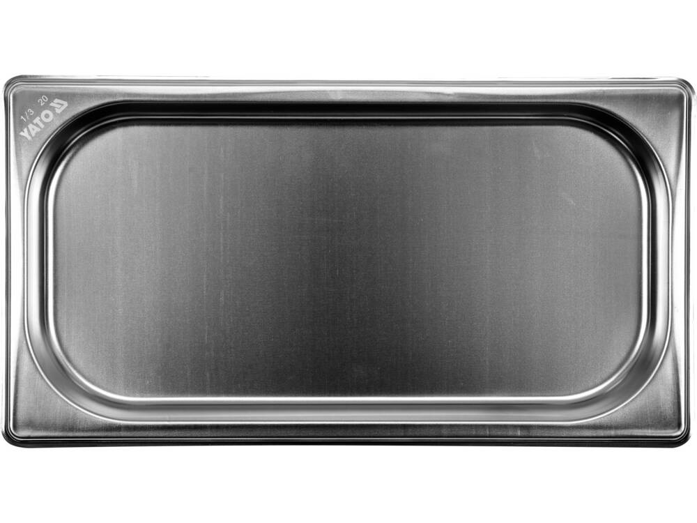 GN1/3 TARTÁLY, YATO YG-00270 ROZSDAMENTES ACÉL, 20 MM, 0,7L 