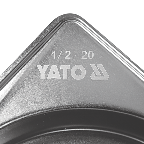 GN1/4 TARTÁLY, YATO YG-00282 ROZSDAMENTES ACÉL, 65MM, 1,5L 