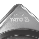 GN1/4 TARTÁLY, YATO YG-00282 ROZSDAMENTES ACÉL, 65MM, 1,5L 