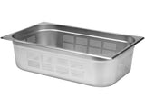 PERFORÁLT TARTÁLY GN1/1, YATO YG-00344 ROZSDAMENTES ACÉL, 19,5L 