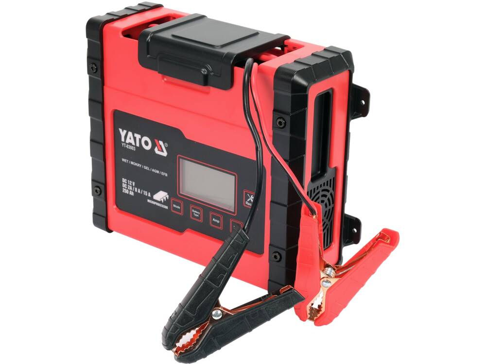 REDRESOR CU DISPLAY YATO YT-83003 LCD, GAMA 12V/2A/8A/15A