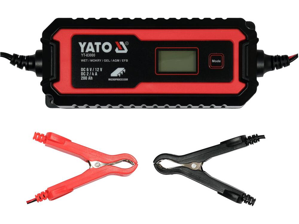 REDRESOR CU DISPLAY YATO YT-83000 LCD, GAMA 6V/2A, 12V/4A