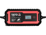 Egyenirányító YATO YT-83001 LCD kijelzővel, 6V/2A, 12V/8A méréshatárral 