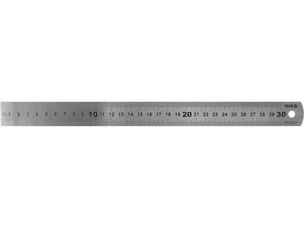 YATO YT-70721 rozsdamentes acél vonalzó 300 mm 