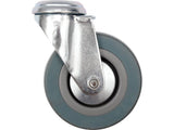 ROATA PIVOTANTA DE VOREL 87374 125MM CU CAUCIUC GRI SI GAURA DE FIXARE