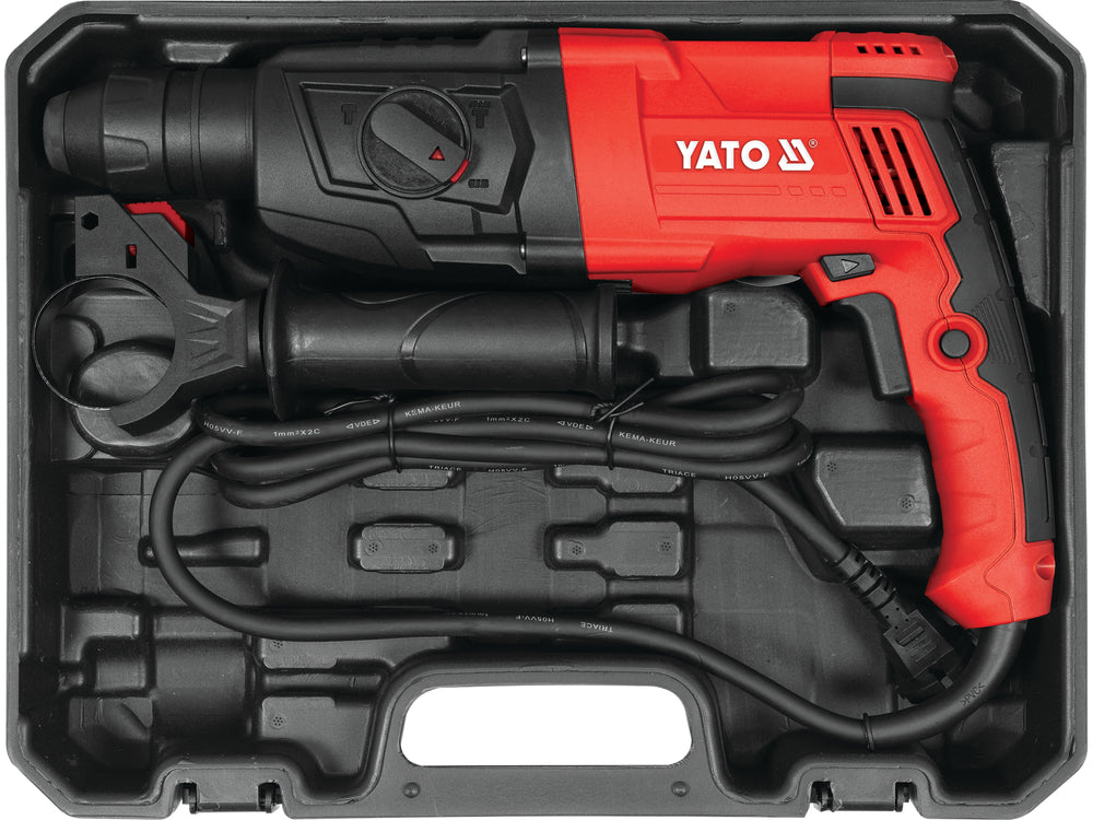 Rotopercutor SDS Plus YATO YT-821210, 900 W, 3,2j - imagine 2
