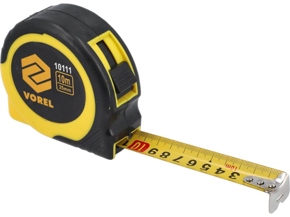 10MX25MM RAGASZTÓSZALAG, SÁRGA VOREL 10111 - FEKETE 