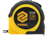 7.5MX25MM RAGASZTÓSZALAG, SÁRGA VOREL 10109 - FEKETE 