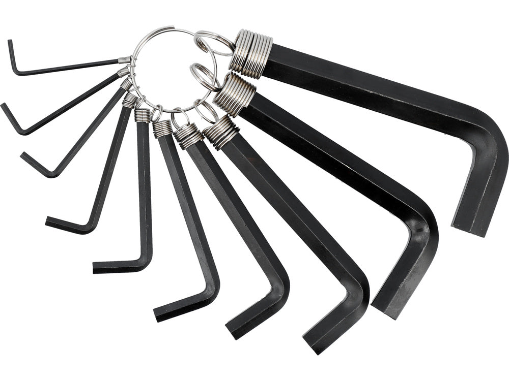 10 darabos névtelen imbuszkulcs készlet 56400, 2-14 mm 