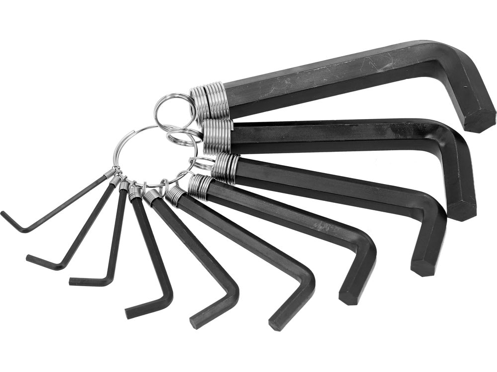10 darabos névtelen imbuszkulcs készlet 56400, 2-14 mm 
