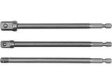 SET 3 ADAPTOARE YATO YT-04628 HEXAGONALE 1/4, 3/8, 1/2