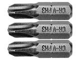 SET 3 BITI STHOR 65454 1/4 PH3X25MM