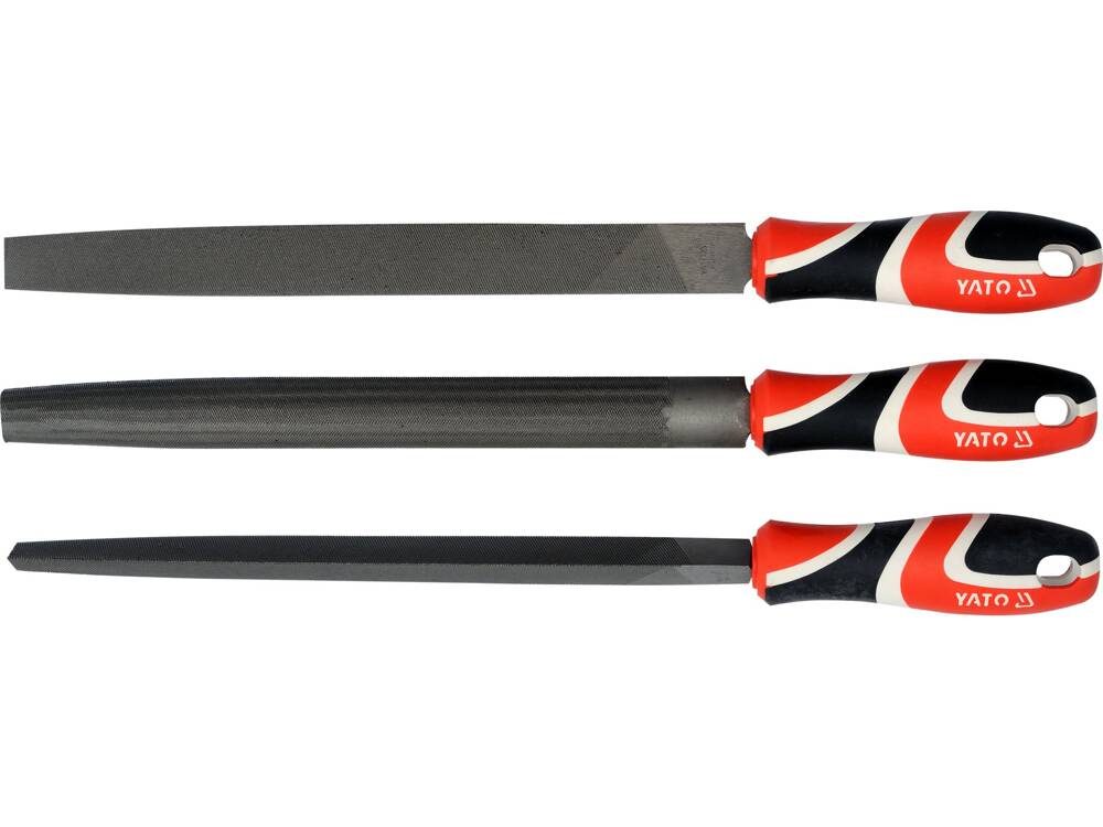 SET 3 PILE YATO YT-6237 METAL, 250MM