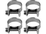 Set 4 cleme zincate cu surub VOREL 73786, 20-22/9 mm